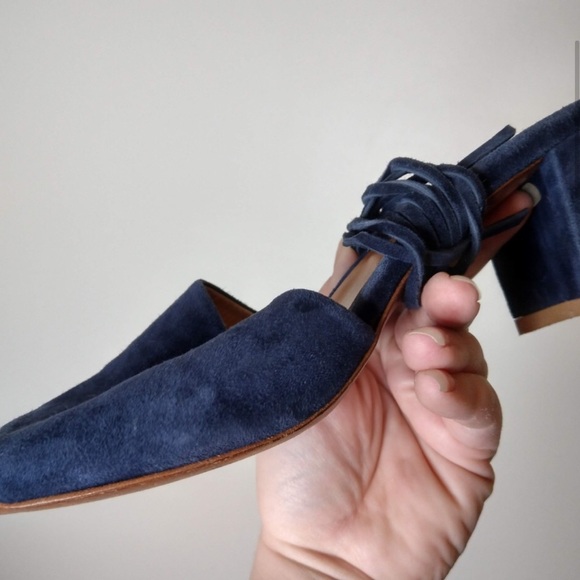 Suede Lace Up Heels, 41 (9.5/10), PRICE FIRM! - Picture 3 of 10
